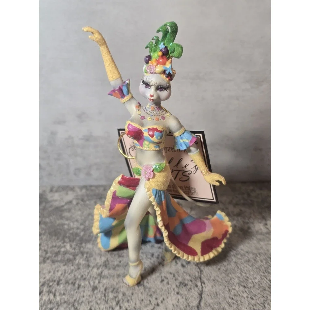 Margaret Le Van Alley Cats Lushos Miranda Resin Cat Ornament Kurt S Adler New